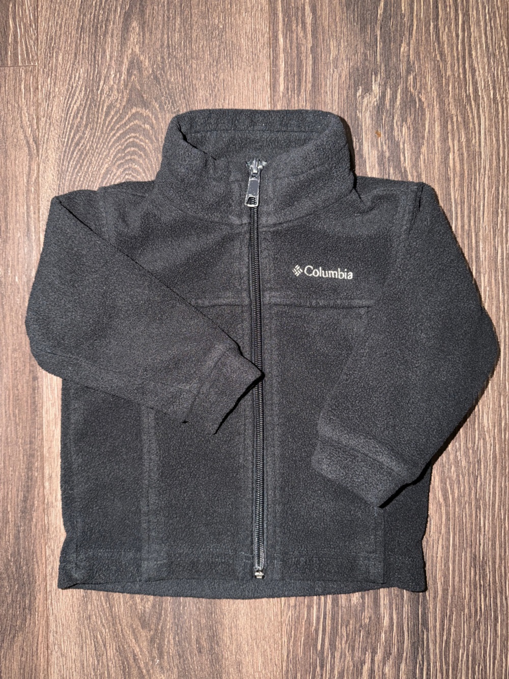 Columbia Toddler Black Full Zip Fleece Jacket | Size 2T